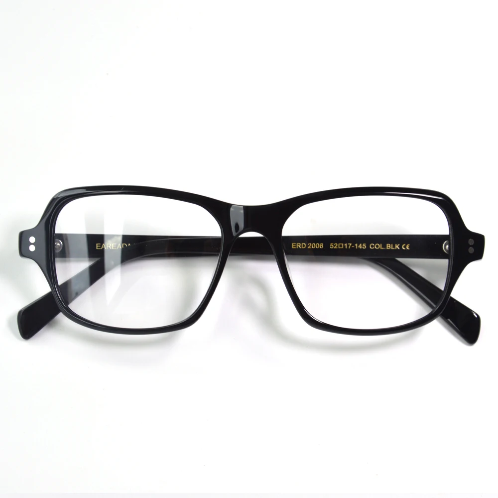 Mens Square Glasses Frame Handmade High Quality Acetate Eyeglasses Takeshi Kaneshiro Vintage Leopard Eyeglasses Diopter Eyewear
