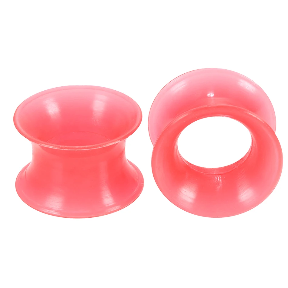 2 Teile/los 3-16MM Flexible Silikon Ohrstöpsel und Tunnel Ohr Piercings Earlets Ohr Bahren Expander Ohr Dilatationen körper Schmuck