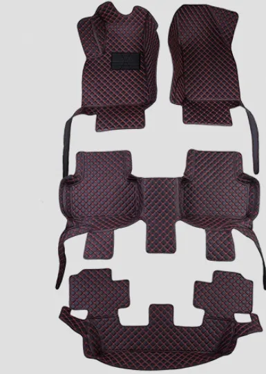 

High quality! Custom special car floor mats for Audi Q7 7 seats 2023-2020 durable waterproof carpets for Q7 2022,Free shipping