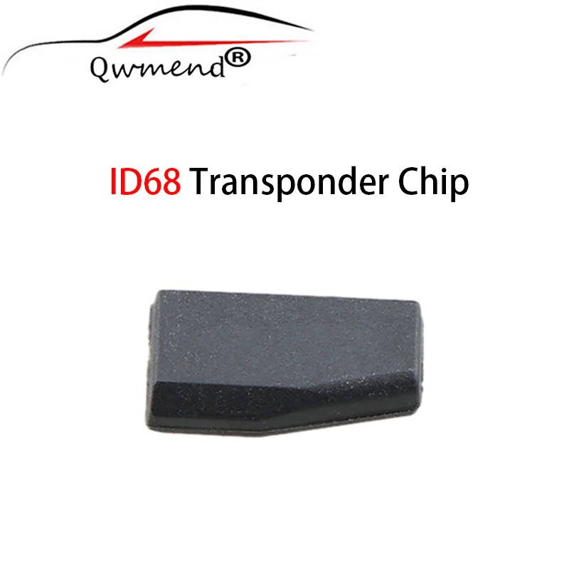QWMEND 1PCS Transponder Chip ID68 Carbon Blank 4D68 Chip for Toyota Key for Lexus Not Coded ID68 Chip 4D 68 ID 68