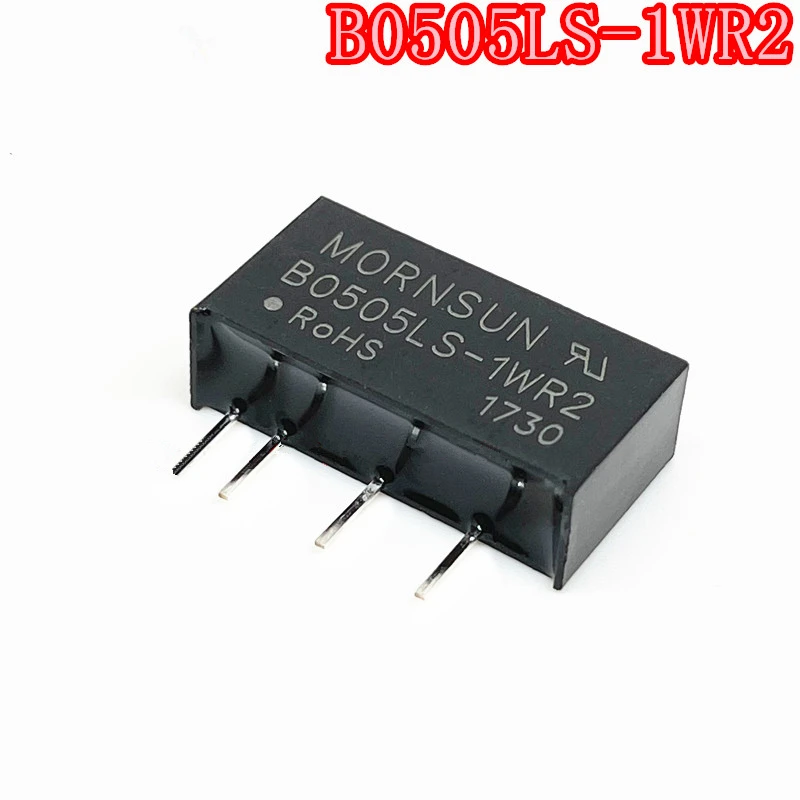 100% New original MORNSUN power module B0505LS-1WR2 B0505LS-1W Input: 4.5V-5V Output: +5V 0.2A, DC-DC 1500VDC Isolate