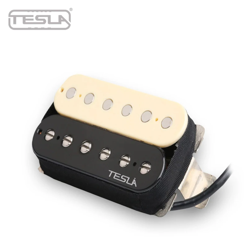 

Tesla VR-NITRO Humbucker Guitar Pickup, Alnico Wax Potted Pickup, Cream Color, Neck or Bridge Position