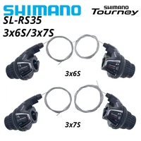 Shimano RS35 Tourney SL-RS35 Revoshift palanca de cambios giratoria para bicicleta 3S 6S 7S 3*6S 3*7S 18S 21S peine para bicicleta RS35 como RS31 RS36