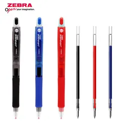 ZEBRA Gel Pen JANMEE JJZ68 0.5mm Pens For School  JK-0.5 Waterproof Refill Black/Blue/Red Press Type Office Stationery 3/5/6Pcs