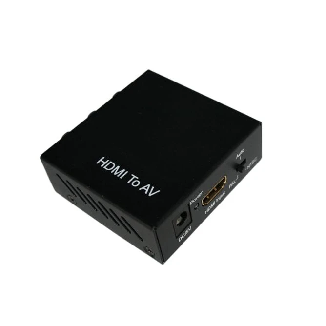 محول HDMI إلى AV/CVBS ، 1080 بكسل ، متوافق مع NTSC و PAL HDCP