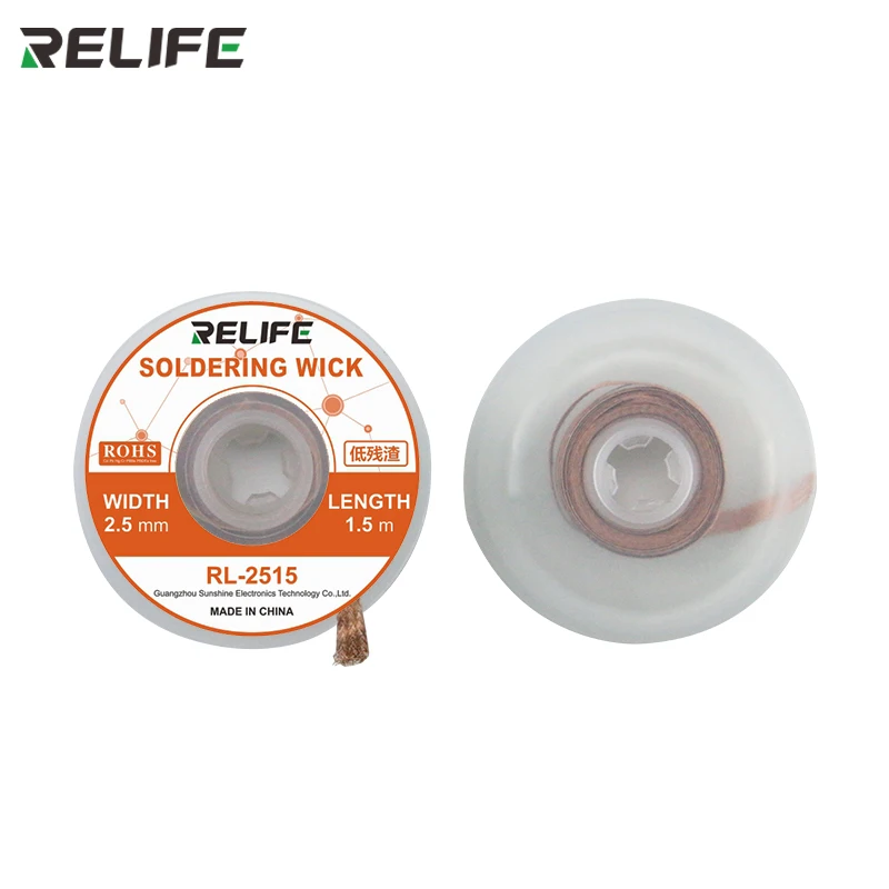 10pcs RELIFE Soldering Wick Desoldering Braid Solder Remover Wire for PCB Tin Remove Welding Repair Tool 1.5mm 2mm 2.5mm 3mm