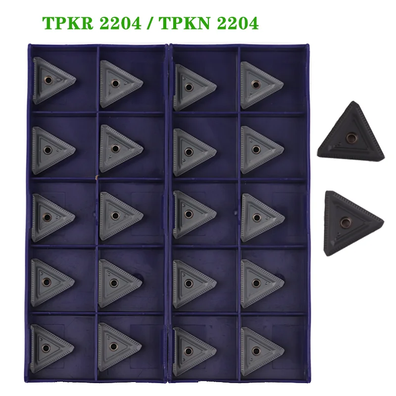 10pcs TPKR2204 TPKN2204 PDTR LT30 Carbide Milling Inserts CNC Lathe Metal Cutting Tools Original TPKR TPKN Blade Machine Tool