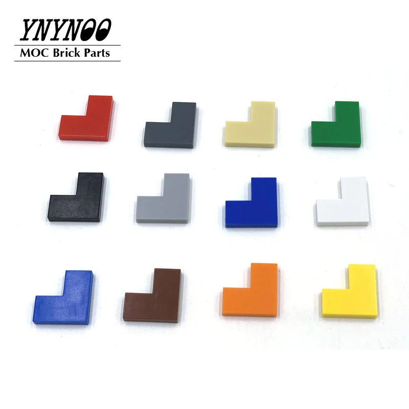 230Pcs/lot Tile 2 x 2 Corner 14719 MOC Tiles Building Blocks Bricks DIY LOGO Parts Enlighten Assembles Particles Toys Gifts