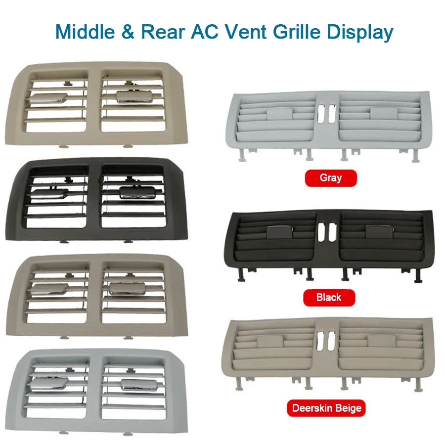 Interior Front Side Rear Middle Air Conditioner AC Vent Grille Cover For Mercedes Benz W251 R300 R320 R350 R400 R500