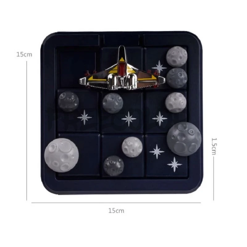 Asteroid Escape Sliding Puzzle Travel Game for Kids and Adults Cosmic Cognitive Skill-Building Brain Game for Ages 6 & Up