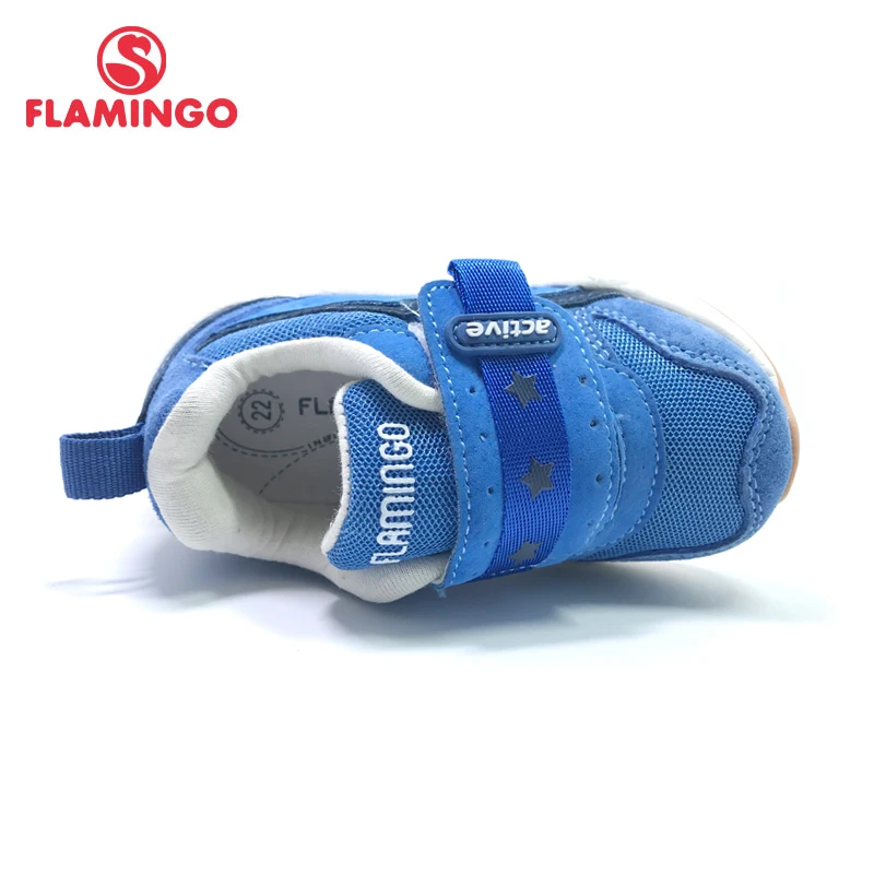 FLAMINGO Spring Sport Running Children Shoes Hook&Loop Outdoor  Sneaker for Kids Size 22-27 Free Shipping 201K-SM-1596