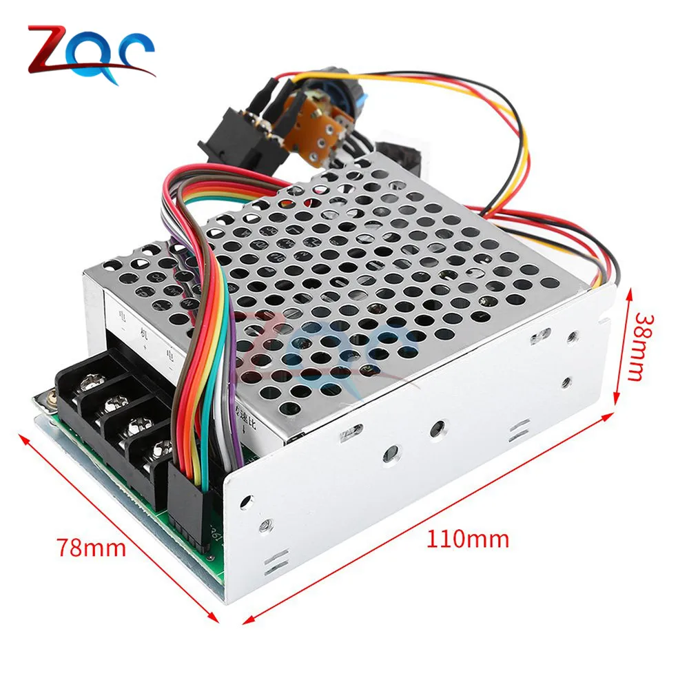 DC 10-50V 40A PWM DC Regolatore di Velocità del Motore LED Display Digitale 0 -100% Regolabile 12V 24V 48V 2000W MAX 60A Reversibile