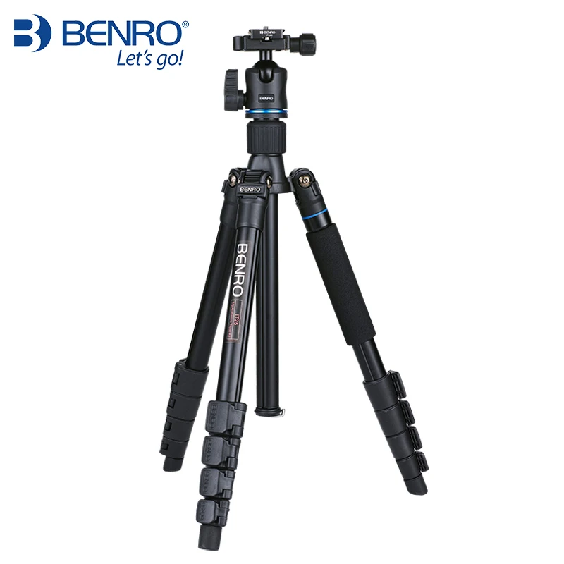 Benro IT25 SLR Camera Tripod For SONY Canon Nikon Flexible Aluminium Alloy Tripod Portable Bracket Professional Tripod Head Set