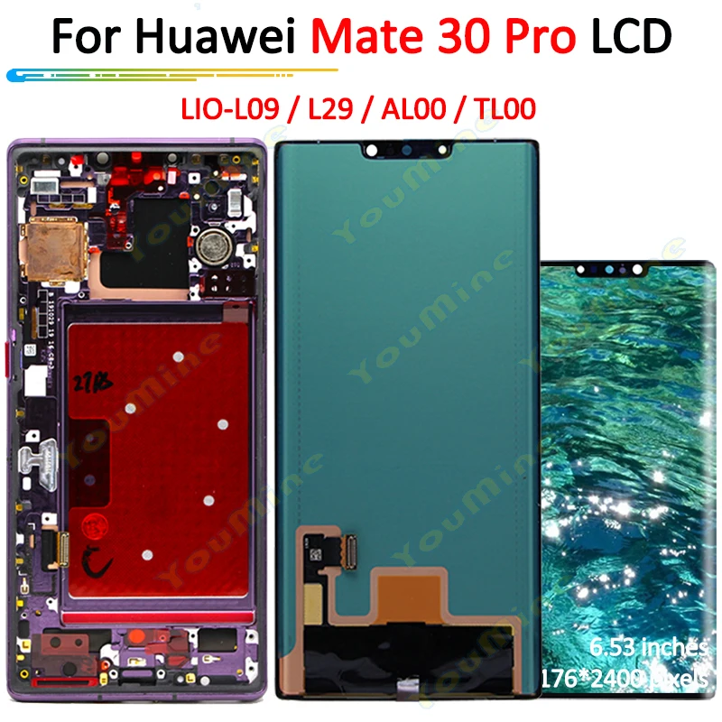 AMOLED For Huawei mate 30 pro LCD Display Panel Touch Screen