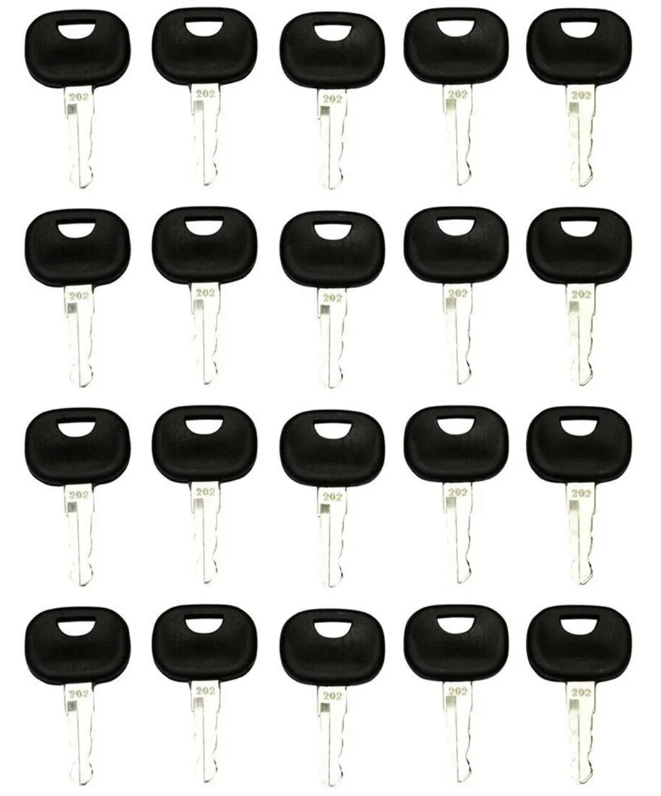 

20 ПК, зажигание ключей для фронтальных погрузчиков Volvo для оборудования John Deere # RE183935 202