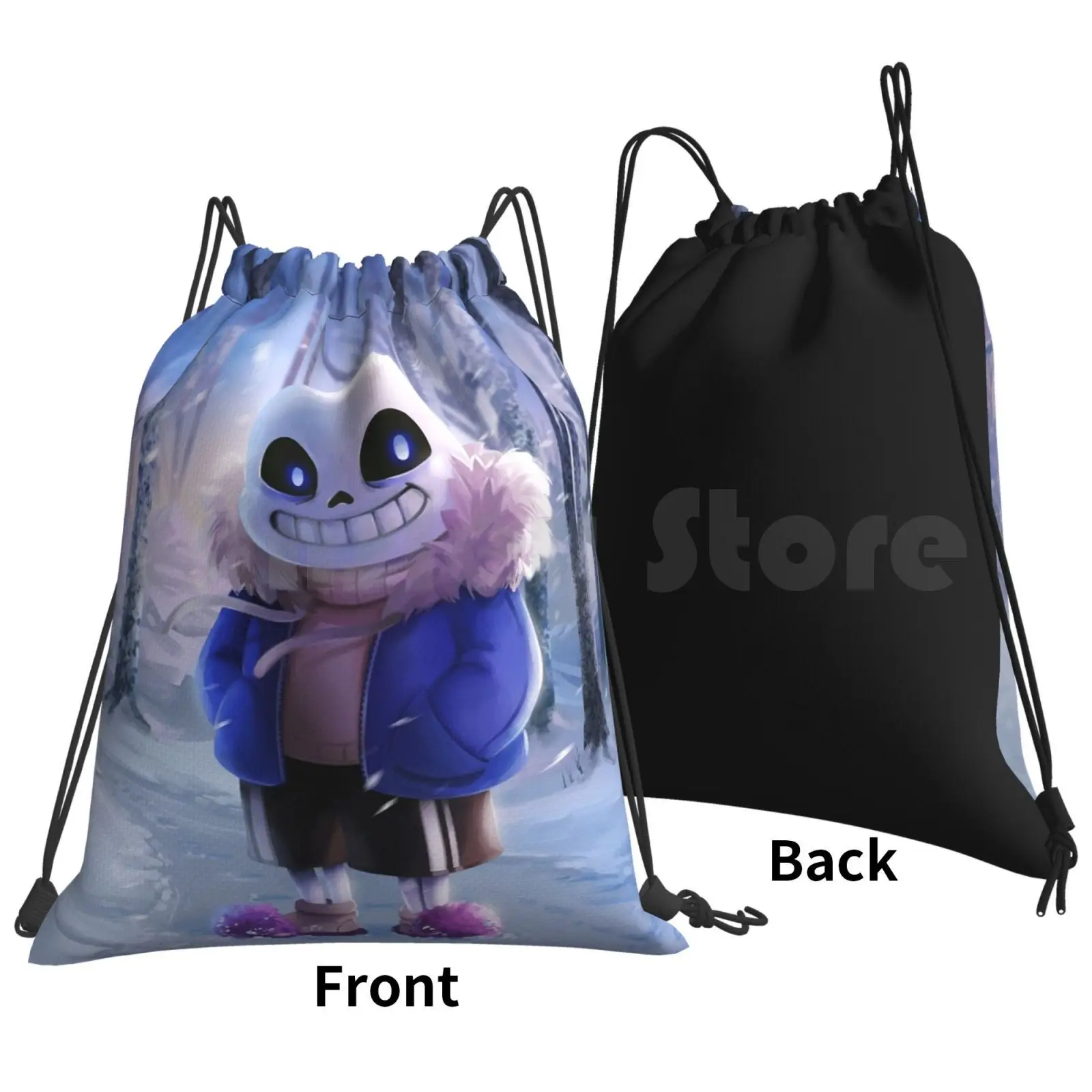 Undertale Sans Backpack Drawstring Bag Riding Climbing Gym Bag Funny Undertale Cool Amazing Games Video Games