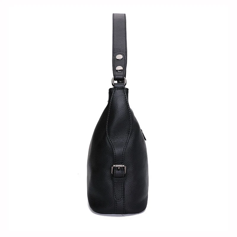 Hobo Bag, Female Leather Messenger Bag, 100% Real Cow Skin, Women\'s Genuine Leather Shoulder Bag, Cross body Bag, A530