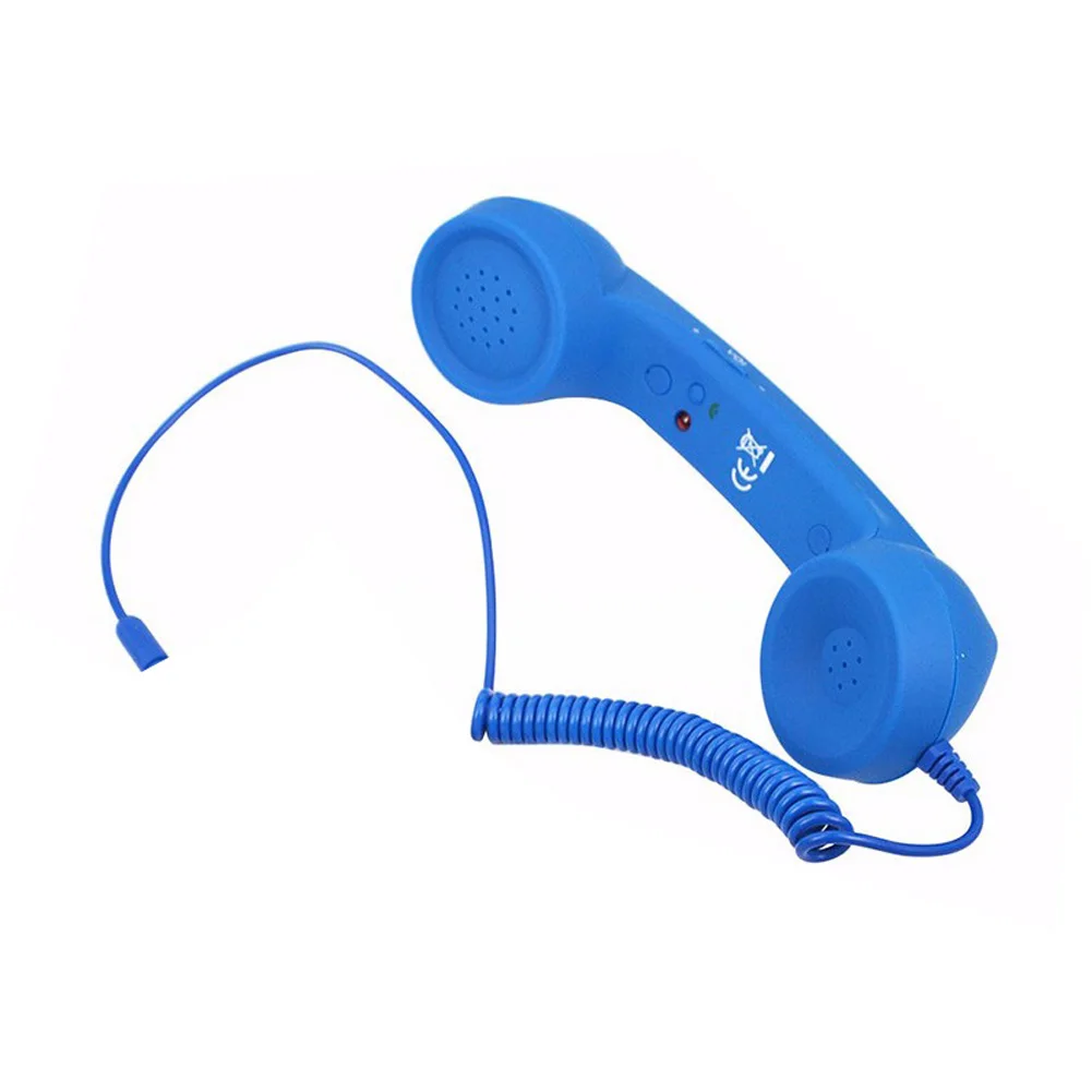 Mobile Phone Telephone Receivers Handset Earphone Retro Telephones Receiver For 3.5mm Interface Cellphone Creative Gift