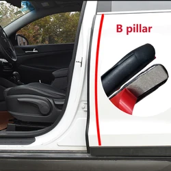 Tiras de sellado de goma para puerta de coche, accesorios de estilo, burlete, Pilar B, 80cm por pieza