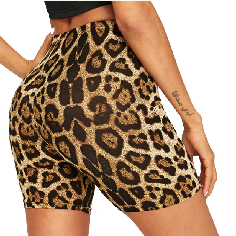 

Women'S Summer Shorts New Snake Print High-Waist Shorts Elastic Waist Shorts Women's Yoga Shorts 2025