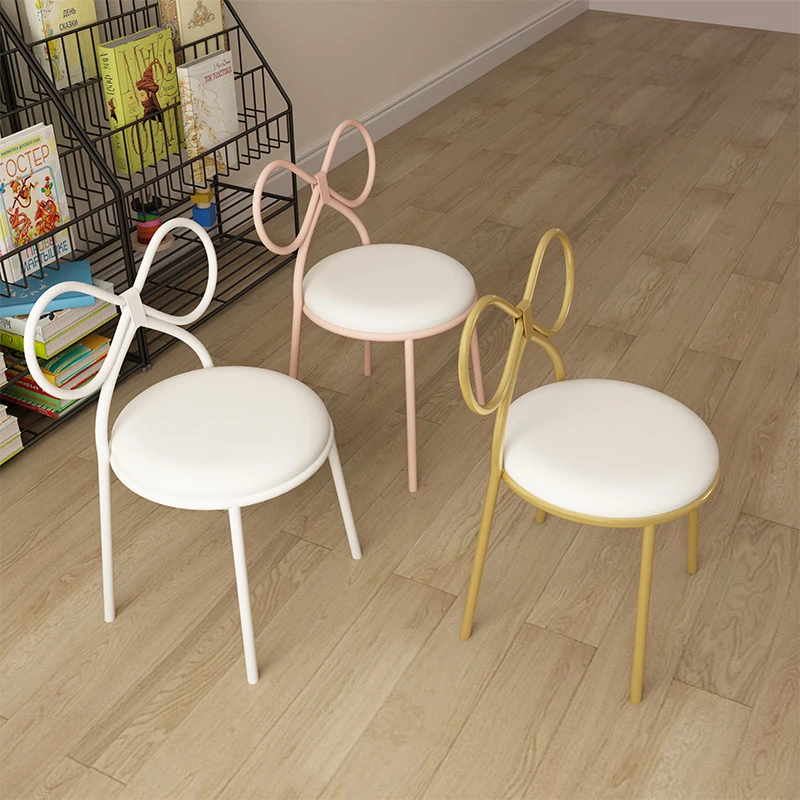 

Children's Study Chair Dining Chair Student's Chair Home Backrest Desk Writing Chair Children's Study Cute Small Stool