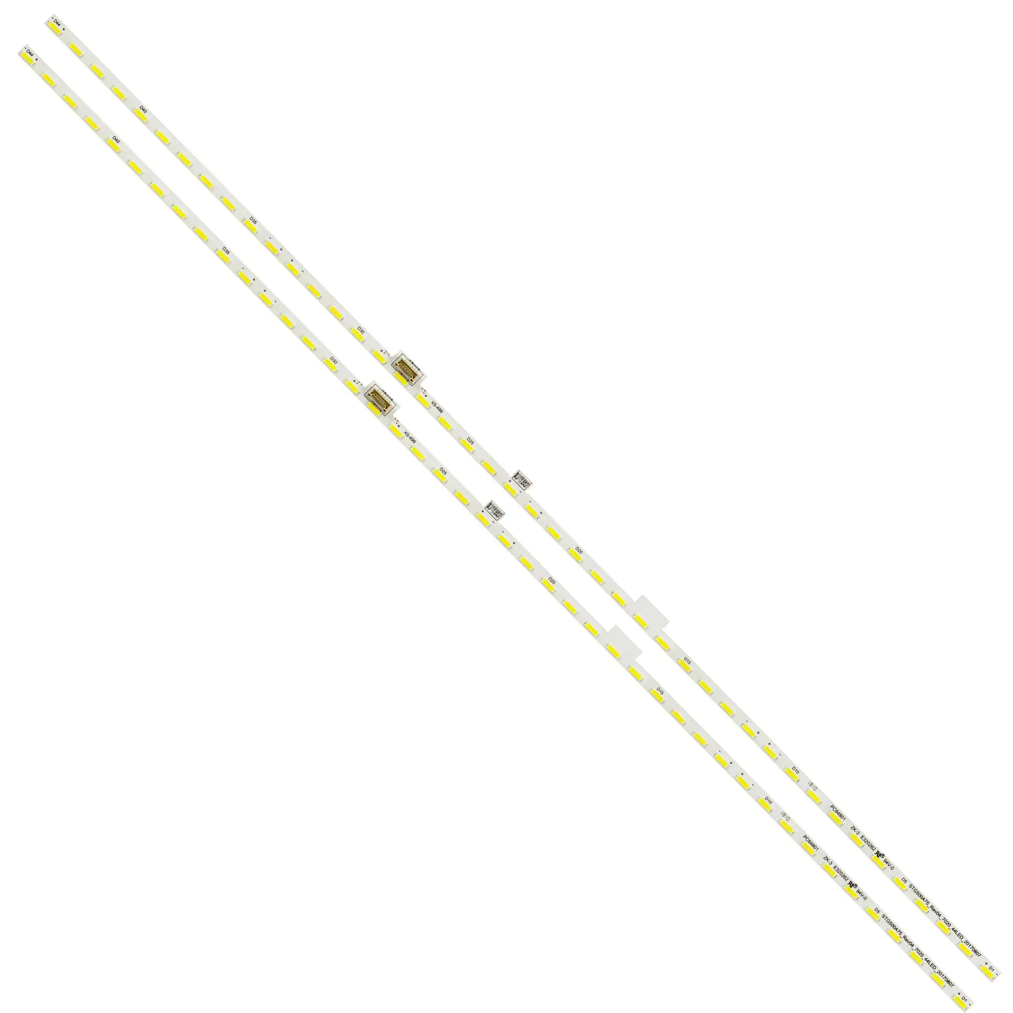 LED Backlight Strips for LC-50UA6800X LC-50UA6800X STG500A72_REV04_7020_44LED_20170807