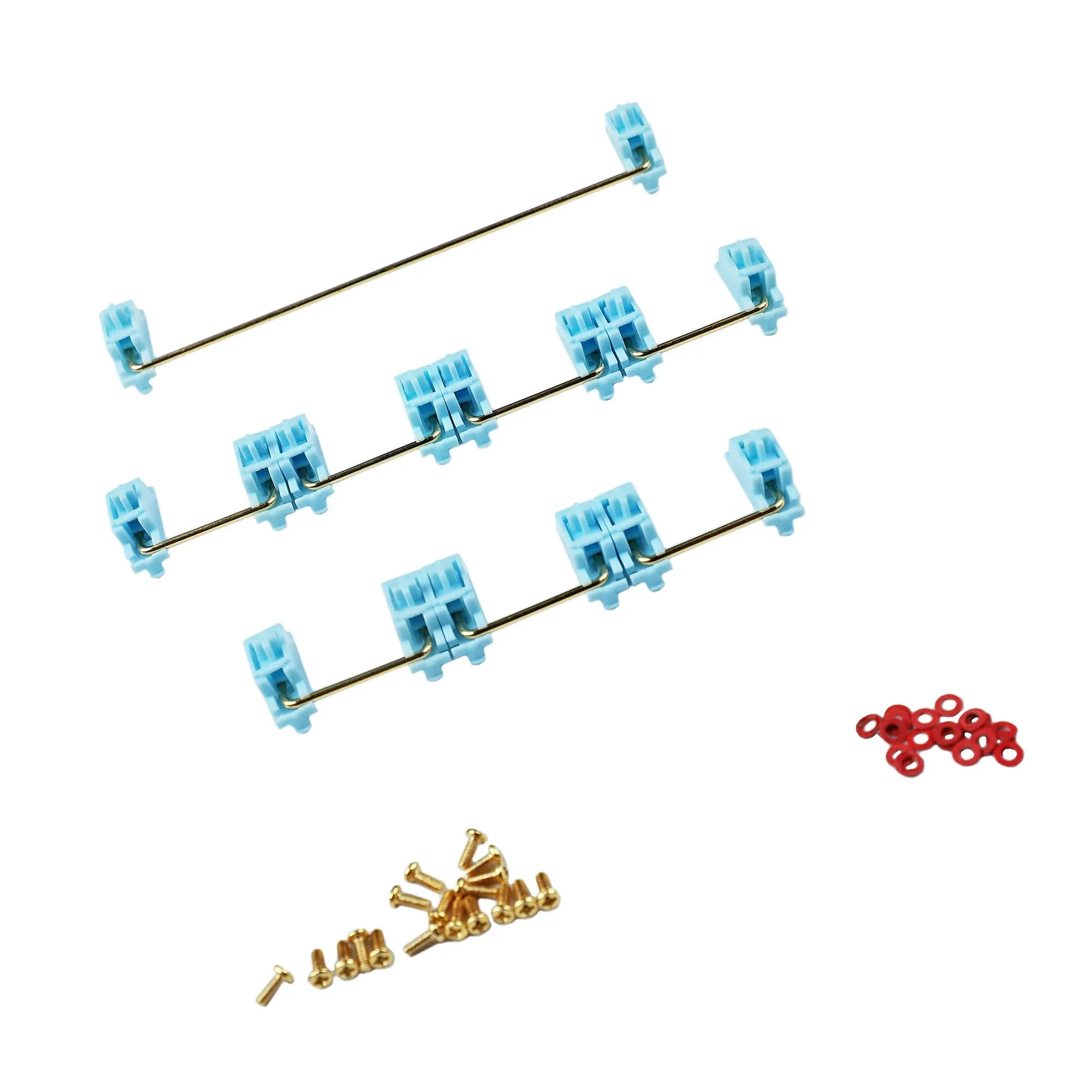 Gold Plated Screw In PCB Stabilizer | PCB Mounted Stabilizers | GH60 KBD75 YMD75 DZ60 GK61 Tofu60 BM60 PCB Mechanical Keyboard