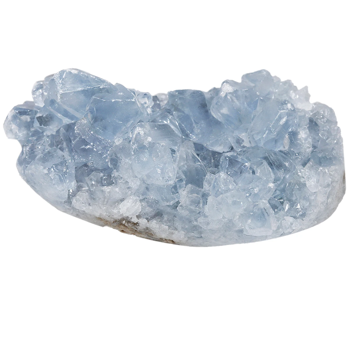 TUMBEELLUWA Natural Blue Celestite Crystal Cluster Irregular Healing Minerals Gemstone Specimen For Home Decoration Random Size