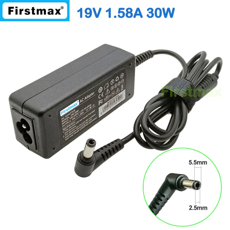 30W Laptop Charger 19V 1.58A Power Adapter for Toshiba NB100 NB105 NB200 NB201 NB202 NB203 NB205 NB250 NB255 NB270 PA3743U-1ACA