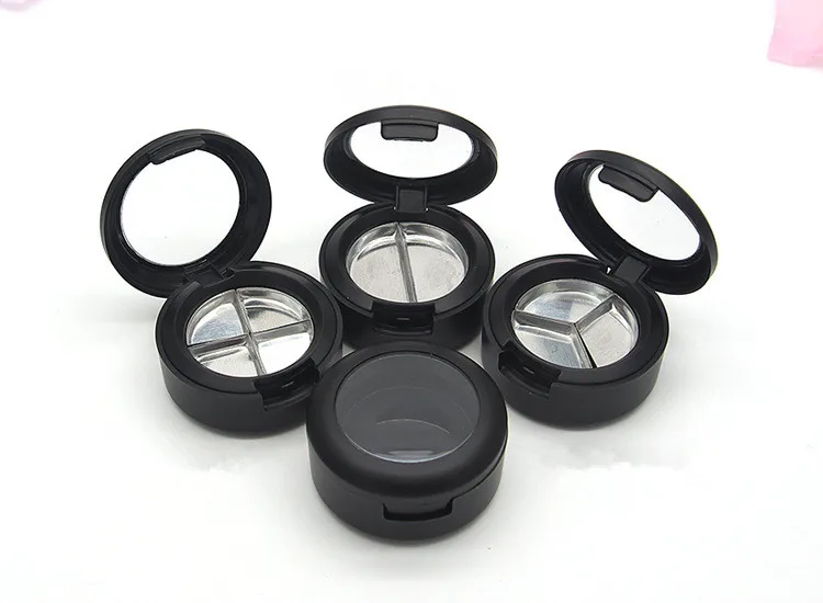 20pcs/lot 38mm  Empty Plastic Eyeshadow Powder Case,Round Cosmetic Compact Container with Palette Pans