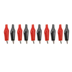 Pinzas de cocodrilo para sonda de prueba eléctrica – Negro/Rojo