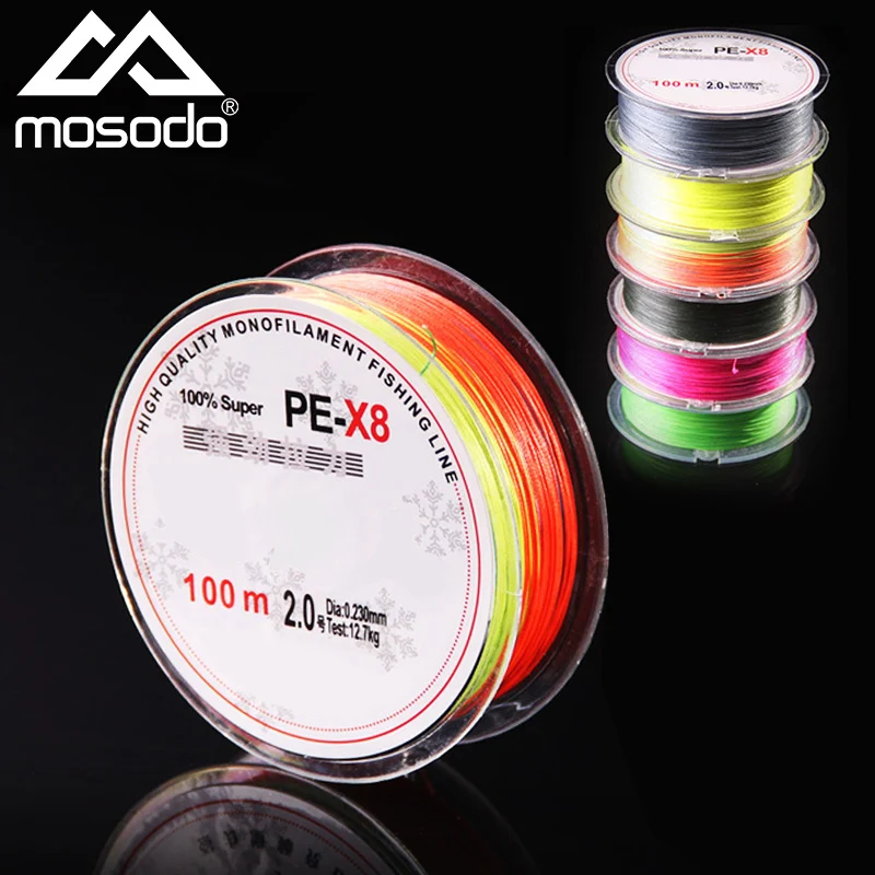 

100M Fishing Line 8 Strands Braided Fishing Line Multifilament PE Line Super Strong Multifilament Thread Carp Fishing Wire