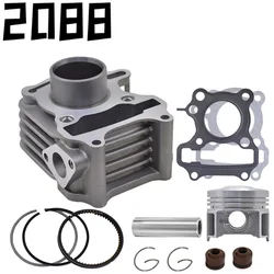 Motorcycle cylinder kit is suitable for SYM Mio 50 Fiddle 2 Jet 4 Allo Cello 50cc QJ50QT-18D AMA50 37mm cylinder bore