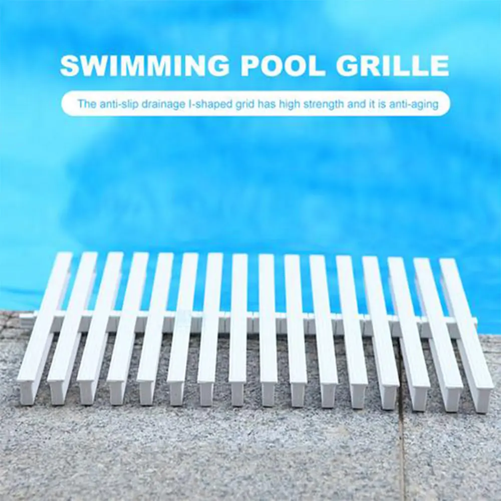 Pool Overflow Grid Non-slip Board Swimming Pool Water Drain Grille Swimming Pool Equipment Accessories Swimming