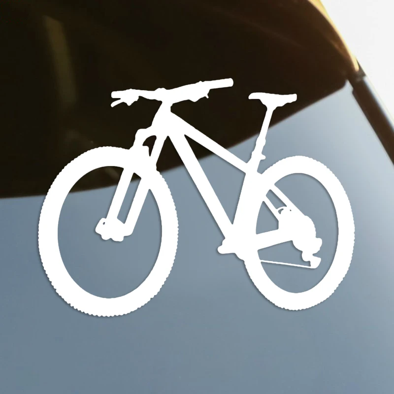 

Mountain Bike Die-Cut Vinyl Decal Car Sticker Waterproof Auto Decors on Car Body Bumper Rear Window Laptop Choose Size #S60663