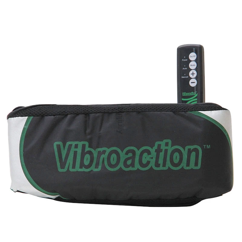 Vibroaction Slimming Massager Electric Waist Body Muscle Massage Vibrating Fat Burning Exercise Weight Loss Massage Belt