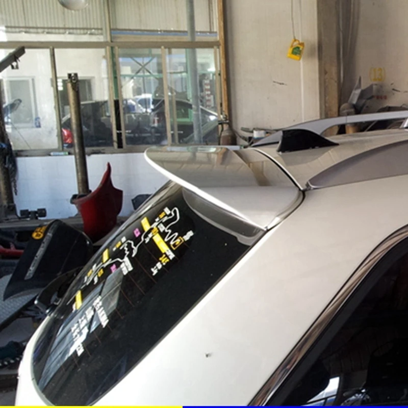 MONTFORD Car Styling ABS di Plastica Non Verniciata Primer, Base Trucco Posteriore Tronco Boot Ala Lip Spoiler Parte Auto Per Opel Antara Spoiler