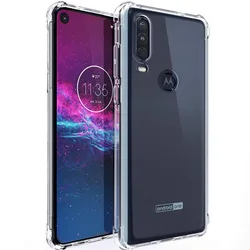 Miękki futerał Tpu dla Motorola Moto One Fusion Hyper Action Vision Zoom makro moc P30 uwaga silikon odporny na wstrząsy wyczyść tylna pokrywa 5G