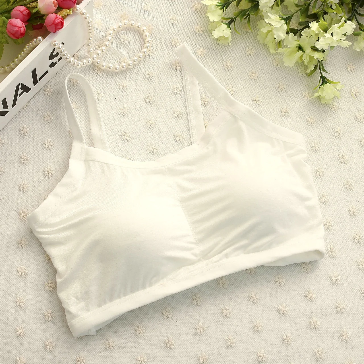 Beauty Back Comfortable Cotton Cropped Tube Top Hollow Bandeau Top Crop Factory Direct Sales Six Stripes Backless Camisole Bra