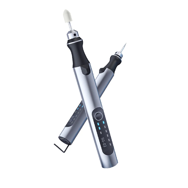 Qianli-pluma de pulido eléctrica, amoladora rotativa de velocidad recargable por USB, placa base de teléfono, cortador de reparación de celosía facial, herramientas de bricolaje, SG-02