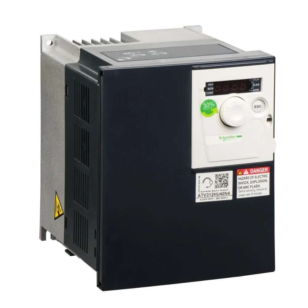 ATV312HU40N4 Pump Compressor Wind Machine Universal Inverter Three-phase 380-500VAC 9.5A 4KW DC/AC Inverters 142*184*152 Triple