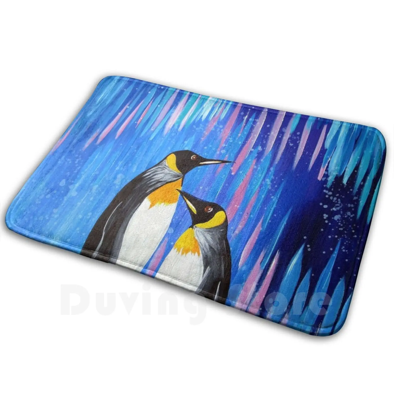 Penguins In Love Mat Rug Carpet Anti-Slip Floor Mats Bedroom Penguin Penguins On A Penguin On A Penguin Case Penguin Phone Cover