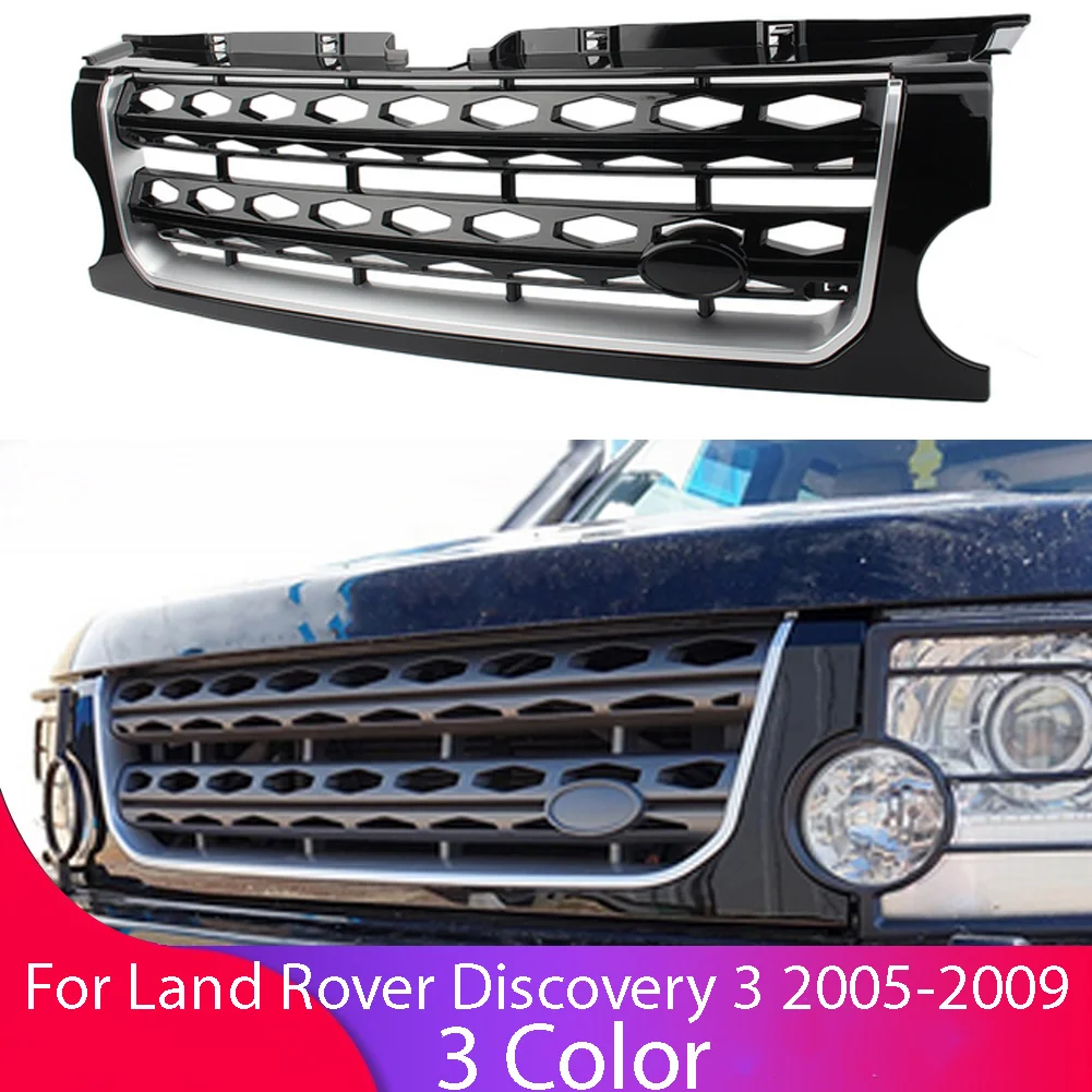 For Land Rover L319 Discovery 3 LR3 2005 2006 2007 2008 2009 Car Accessory Front Bumper Grille Centre Panel Styling Upper Grill