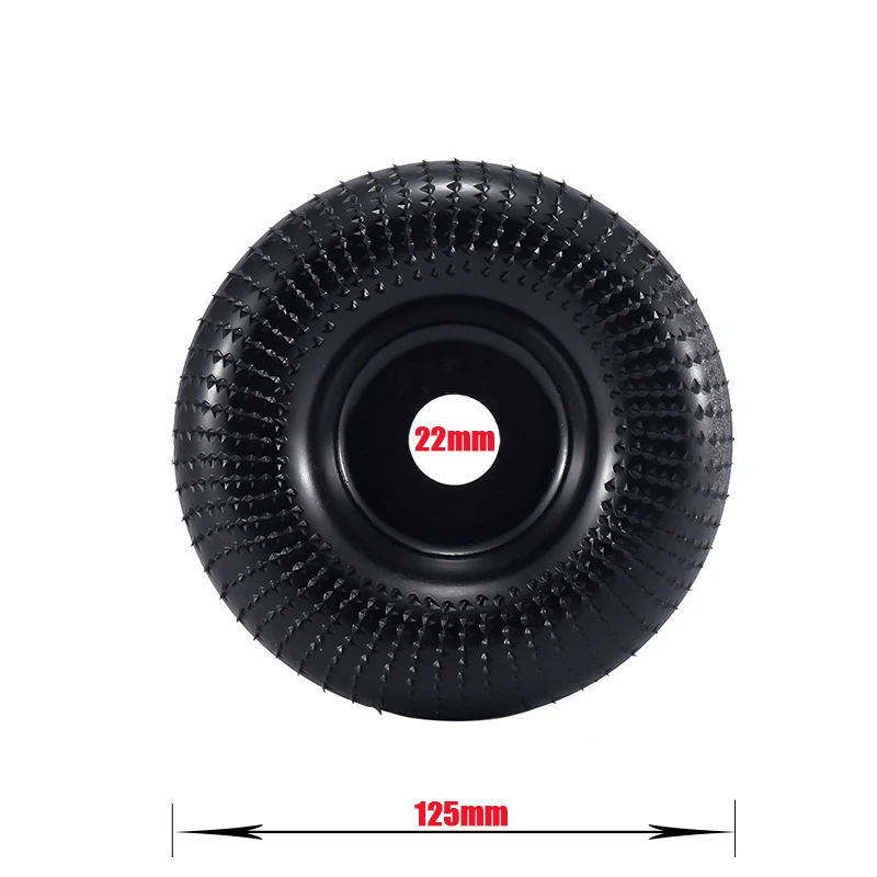 Round Wood Angle Grinding Wheel Abrasive Disc Angle Grinder Carbide Coating  Shaping Sanding Carving Rotary Tool 16mm 22mm Bore