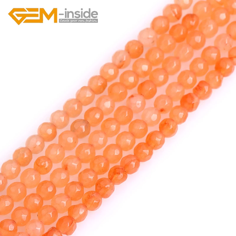 

Assorted Color 4mm Faceted Jades Round Beads For Jewelry Making Strand 15‘’ DIY Bracelet Necklace Jewelry Loose Bead Wholesale
