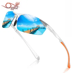 Men's Aluminum Magnesium Colorful Driving Mirror Polarized Sunglasses 351