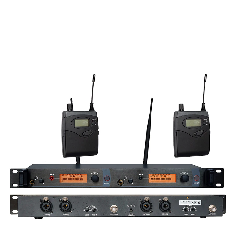 SR 2050 In Ear Monitor Wireless System Double Transmitter  Professional for Stage Performance