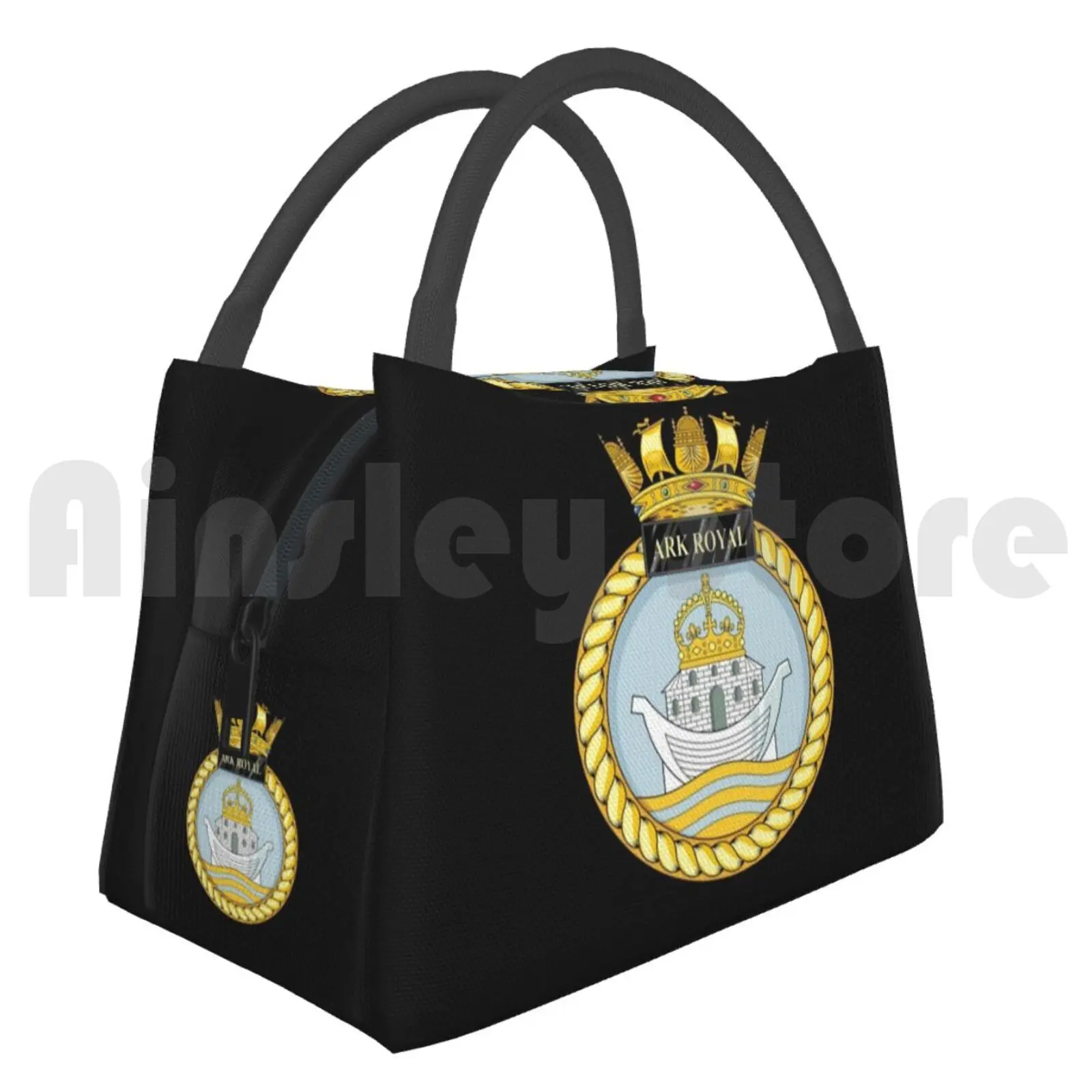 

Portable Insulation Bag Hms Ark Royal R07 Hms Ark Royal R07 Carrier Royal Navy British Navy Logo Emblem Crest Insignia