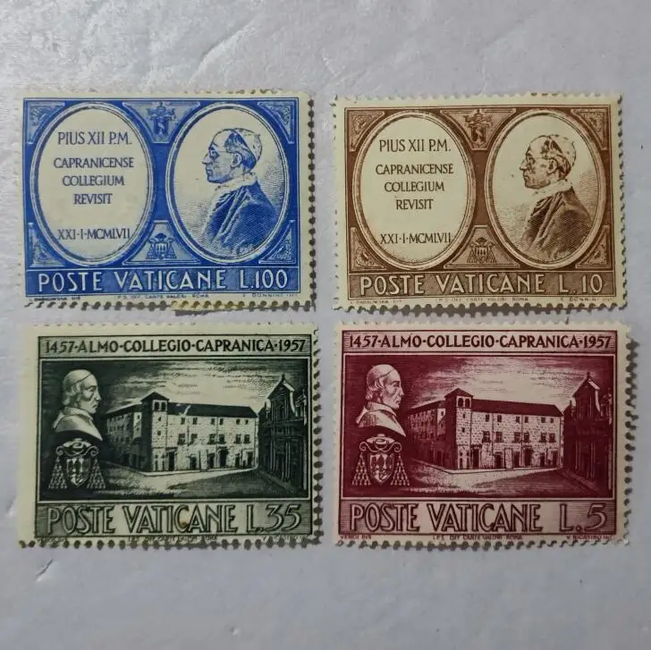 A61 Vatican stamps 1957 Seminary ， Post Stamps Postage Collection