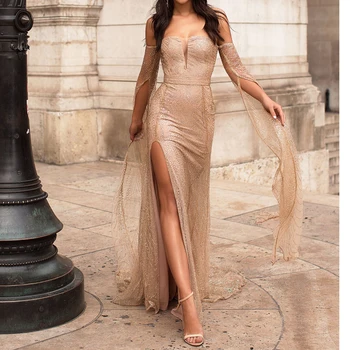 Abito da celebrità manica lung...